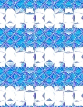 Cornell Notes Notebook: Ice Blue Abstract - Large 8.5"x11" - 140 Page - Cornell Note Taking System for Students - College-Ruled - Softbound - Glossy Cover