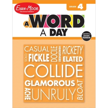 Paperback A Word a Day, Grade 4 Teacher Edition Book