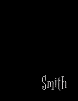Smith Entrepreneur Personalized Notebook Grid Premium White Paper| 8.5x11 100 grid pages