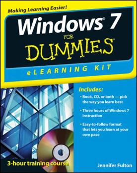 Paperback Windows 7 eLearning Kit for Dummies [With CDROM] Book