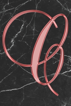 Paperback C Journal: A Monogram C Initial Capital Letter Notebook For Writing And Notes: Great Personalized Gift For All First, Middle, Or Book