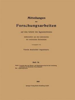 Paperback Mitteilungen Über Forschungsarbeiten Auf Dem Gebiete Des Ingenieurwesens: Insbesondere Aus Den Laboratorien Der Technischen Hochschulen [German] Book