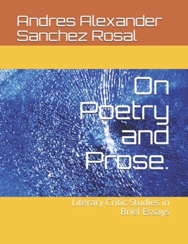 Paperback On Poetry and Prose.: Literary Critic Studies in Brief Essays Book