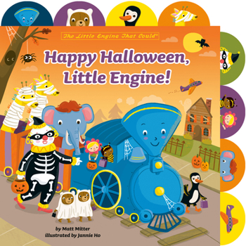 Board book Happy Halloween, Little Engine!: A Tabbed Board Book