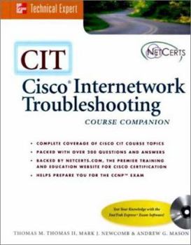 Hardcover CIT: Cisco Internetworking Troubleshooting, Course Companion [With CDROM] Book