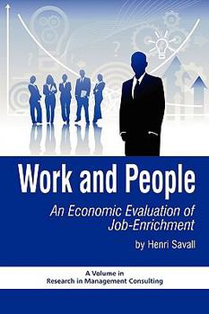 Paperback Work and People: An Economic Evaluation of Job Enrichment (PB) Book