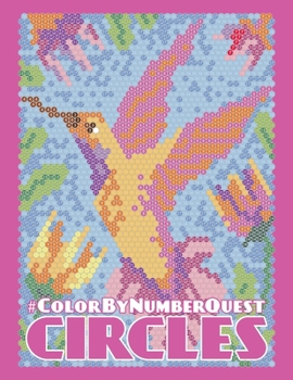 Paperback Color By Number Quest: Circles Book