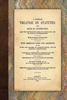 Paperback A General Treatise on Statutes Book