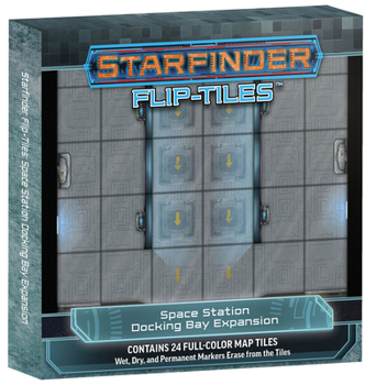 Board Game Starfinder Flip-Tiles: Space Station Docking Bay Expansion Book