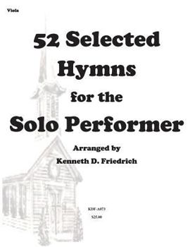 Paperback 52 Selected Hymns for the Solo Performer-viola version Book