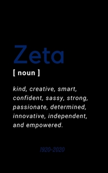 Paperback Zeta: Definition of a Zeta (NOUN). Founders Purse Weekly Planner for the Greek Who Wants to Stay Up-to-Date and Stylish. 5 X Book