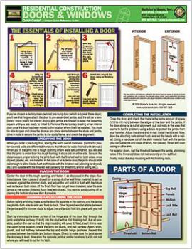Pamphlet Residential Construction: Doors & Windows Quick-Card based on 2015 IRC Book