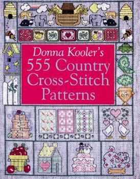 Paperback Donna Kooler's 555 Country Cross-Stitch Patterns Book