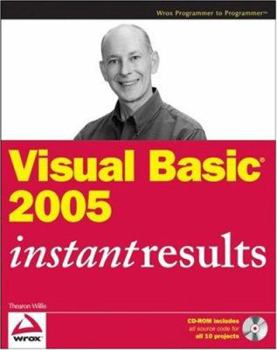 Paperback Visual Basic 2005 Instant Results [With CDROM] Book