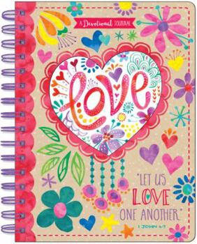Spiral-bound Love Devotional Journal: "let Us Love One Another" Book