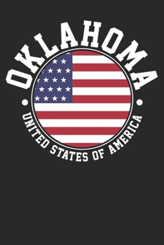 Paperback Notebook: Oklahoma Dot Grid 6x9 120 Pages Book