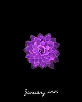 January 2020: Monthly Planner | Year, Month, Days, Journal Pages, 8" x 10"