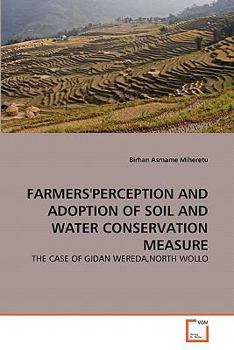 Paperback Farmers'perception and Adoption of Soil and Water Conservation Measure Book