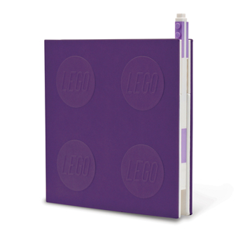 Misc. Lego(r) Locking Notebook with Gel Pen - Lavender Book