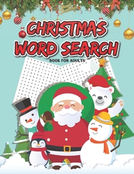 Paperback Christmas Word Search Books for Adults: Christmas Word Search Puzzle Books for Adults, Christmas Word Search Book, Christmas Word Search Large Print, [Large Print] Book