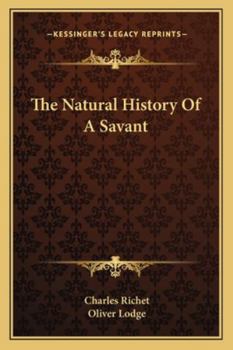 Paperback The Natural History Of A Savant Book