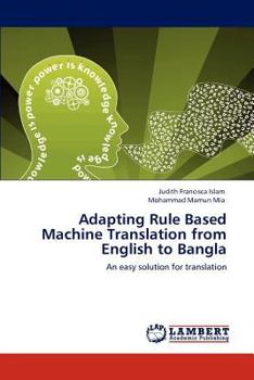 Paperback Adapting Rule Based Machine Translation from English to Bangla Book