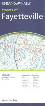 Map Rand McNally Fayetteviile, North Carolina Book