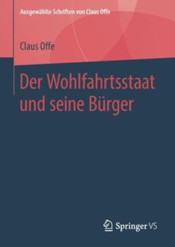 Hardcover Der Wohlfahrtsstaat Und Seine Bürger [German] Book