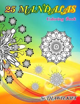 Paperback 25 Mandalas coloring book