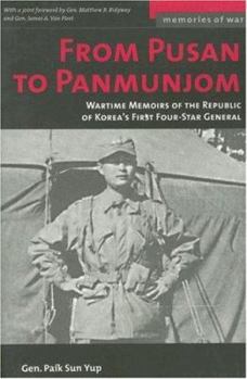 Paperback From Pusan to Panmunjon Book