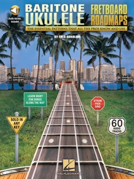 Paperback Fretboard Roadmaps - Baritone Ukulele Book/Online Audio Book