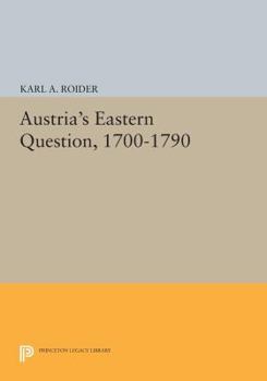 Paperback Austria's Eastern Question, 1700-1790 Book