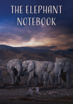 Paperback Elephant A5 Lined Notebook Book