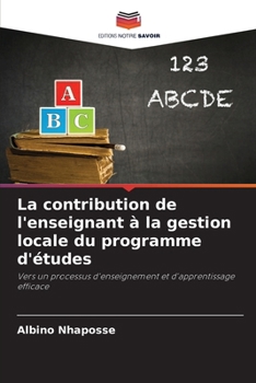 Paperback La contribution de l'enseignant à la gestion locale du programme d'études [French] Book