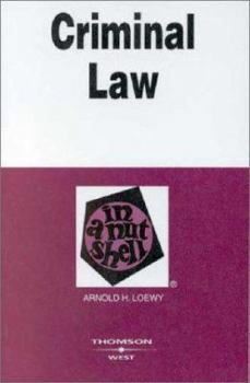 Paperback Criminal Law in a Nutshell Book