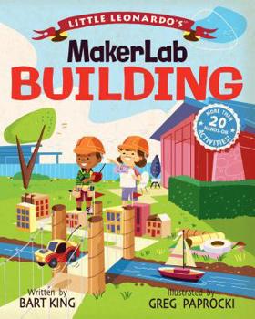 Hardcover Little Leonardo's Makerlab Building Book