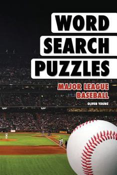 Paperback Word Search Puzzles: Major League Baseball [Large Print] Book
