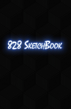 Paperback 828 Sketchbook: 828 pages sketch book 5.25X8 in the Biggest sketchbook ever Book