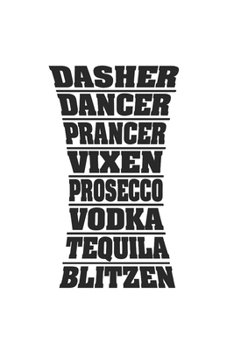 Notizbuch: Rudolph Alkohol Party Xmas Rentiere Bier Geschenke 120 Seiten, 6X9 (Ca. A5), Liniert (German Edition)