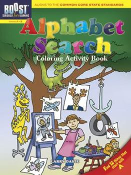 Paperback Alphabet Search Coloring Activity Book, Grades 1-2 Book