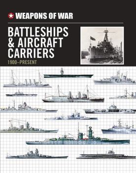 Hardcover Weapons of War Battleships & Aircraft Carriers 1900-Present Book