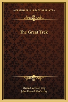 Hardcover The Great Trek Book