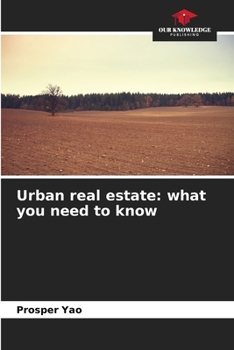 Paperback Urban real estate: what you need to know Book