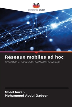 Paperback Réseaux mobiles ad hoc [French] Book