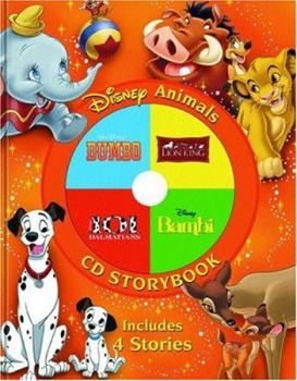 Disney Animals CD Storybook: The Lion King / 101 Dalmatians / Bambi / Dumbo