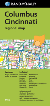Map Rand McNally: Columbus/Cincinnati, Ohio Regional Map Book
