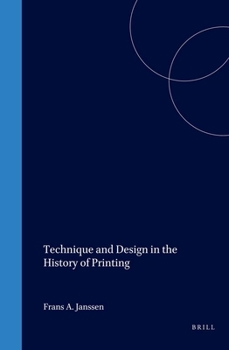Hardcover Technique and Design in the History of Printing Book