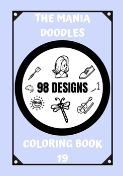 Paperback Coloring Book: The Mania Doodles Book