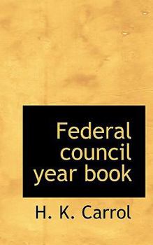 Paperback Federal Council Year Book