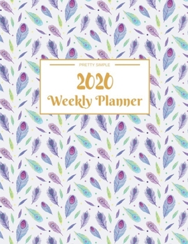 Weekly Planner 2020: Year At A Glance And Vertical Dated Pages | 8.5 x 11 inches 120 pages